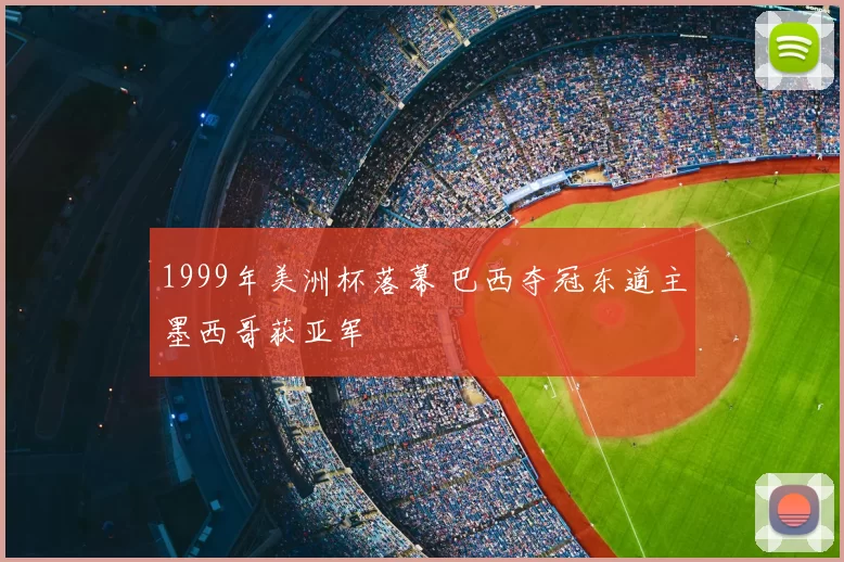 1999年美洲杯落幕 巴西夺冠东道主墨西哥获亚军